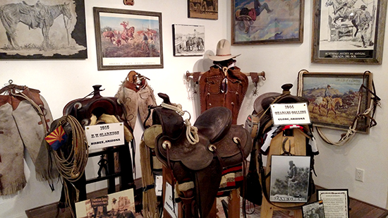 saddle exhibit